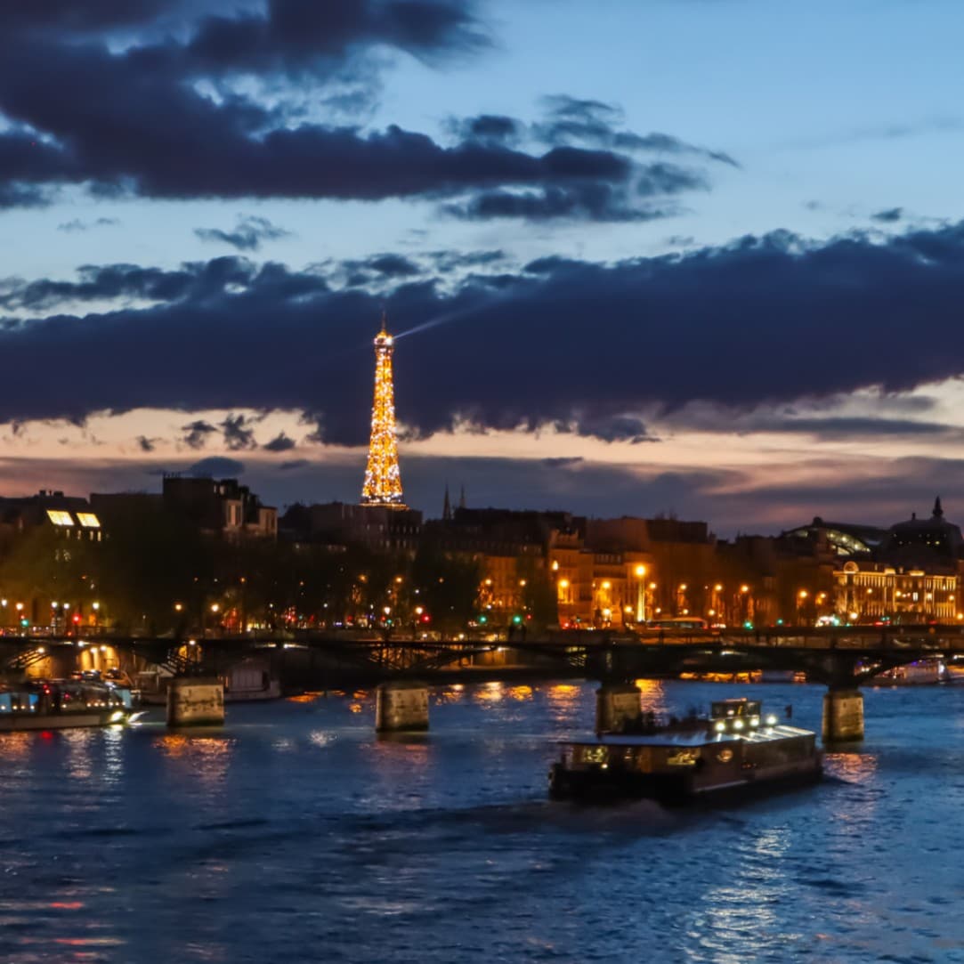Eiffel Tower views and a dreamy cruise down the Seine