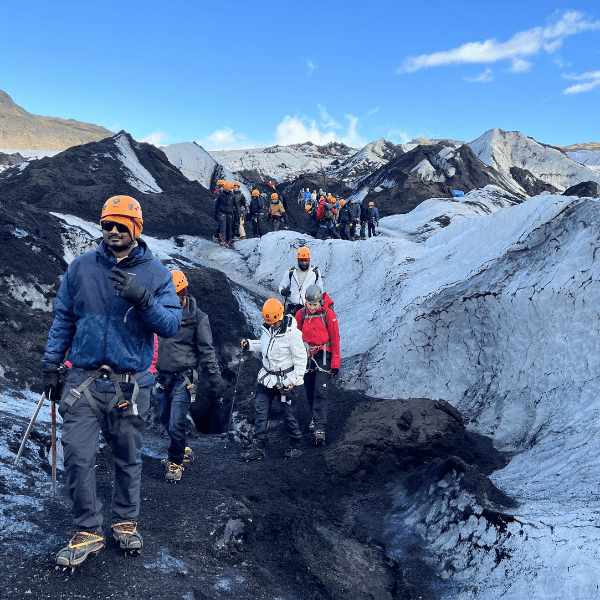 Experience an epic glacier hike in Sólheimajökull