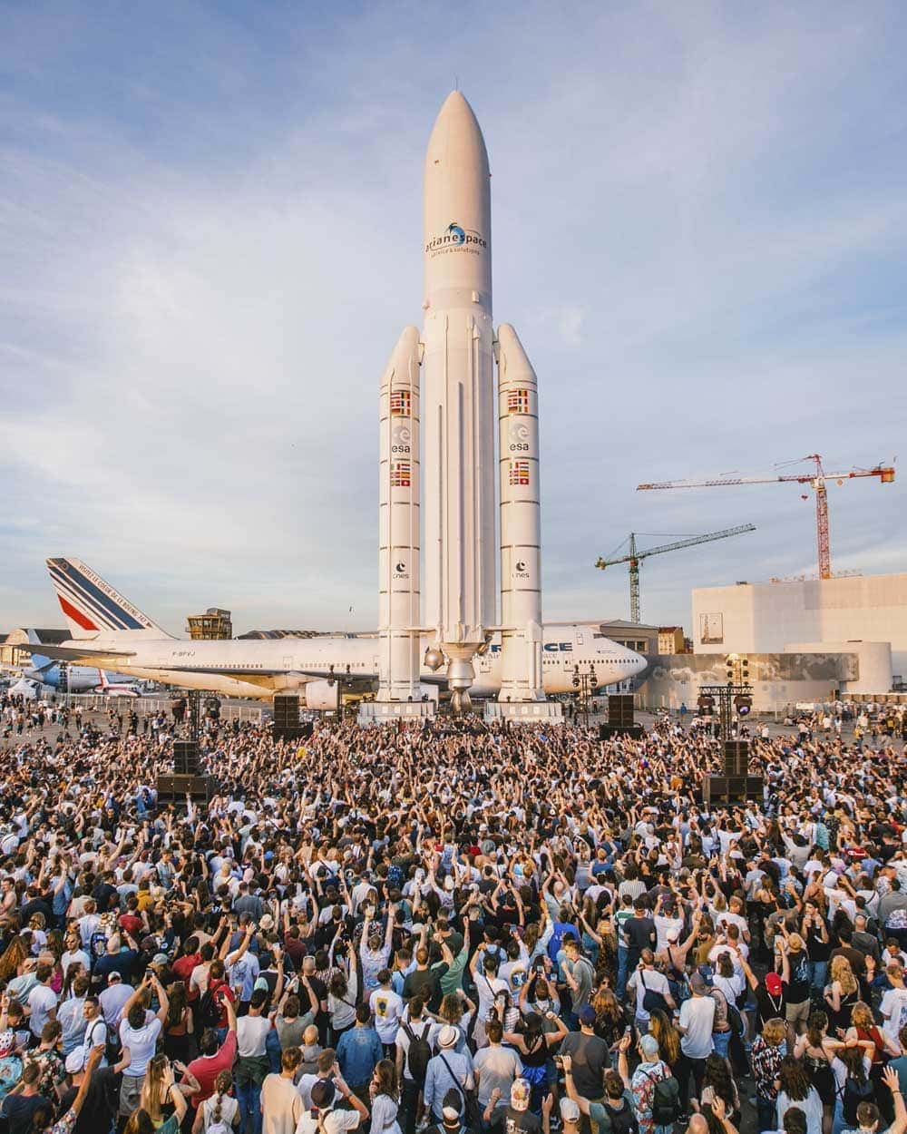Front row at the Paris Air Show