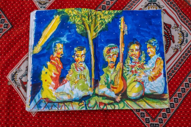 Local folk art discovered on an ExCo trip